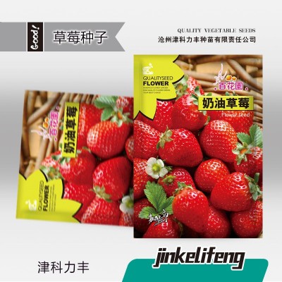 厂家直供四季播种奶油草莓种子室内阳台盆栽水果种籽田园瓜果种子图2