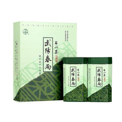 武阳春雨高山茶叶200g礼盒罐装2023年新茶春茶明前特级毛峰绿茶图5