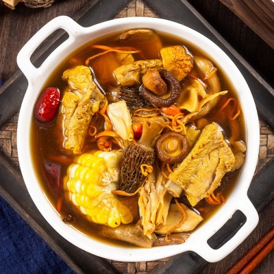 菌汤包批发七彩菌菇包汤料包云南汤料包松茸羊肚菌菇包60克代发图3