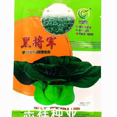 黑将军黑叶矮脚苏州青种子黑大头抗寒肉厚青梗菜小青菜籽秋冬30克 2袋图5