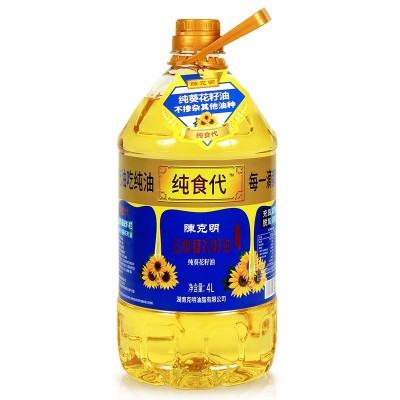 【一件代发】陈克明食用油5L葵花籽油桶装源头粮油工厂直发 2瓶图2