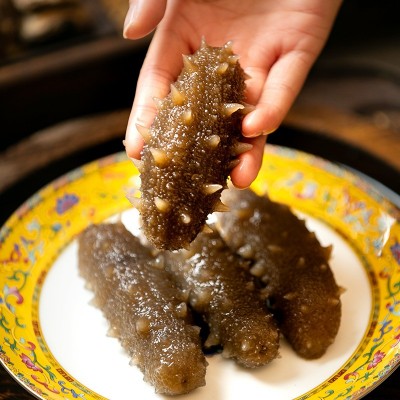 江船长锁鲜高压冷冻海参500g8粒装深海刺参方便烹饪批发厂家直销图4