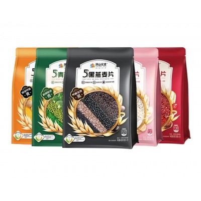 阴山优麦5黑燕麦片420g 混合谷物冲饮即食