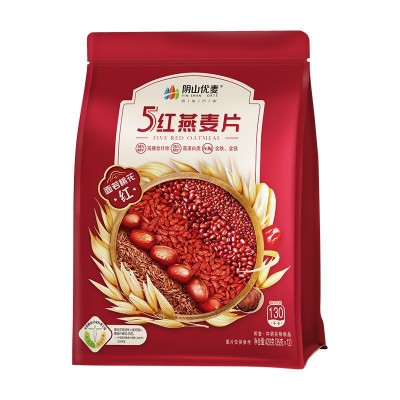 阴山优麦5黑燕麦片420g 混合谷物冲饮即食图2
