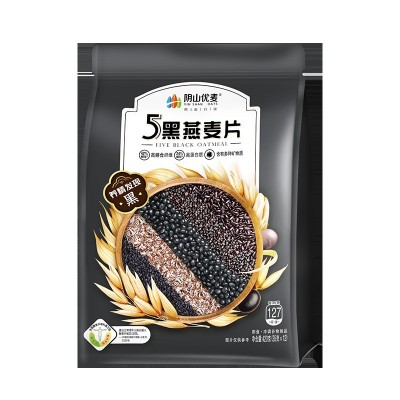 阴山优麦5黑燕麦片420g 混合谷物冲饮即食图3