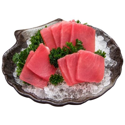 新鲜金枪鱼刺身海鲜整条大目中段日料生鱼片寿司鲔鱼冷冻黄鳍蓝旗图5