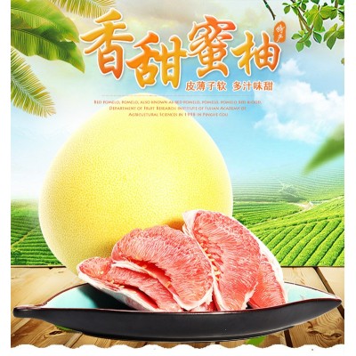 红肉蜜柚电商龙头 红柚三红官溪琯溪红心柚 礼盒中秋柚子图2