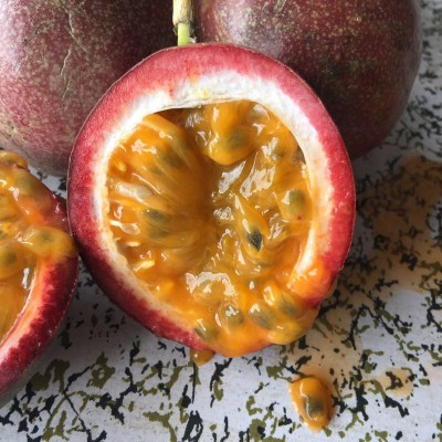 百香果广西新鲜水果紫皮百香果批发原浆汁果肉饱满白香果大果现摘图4