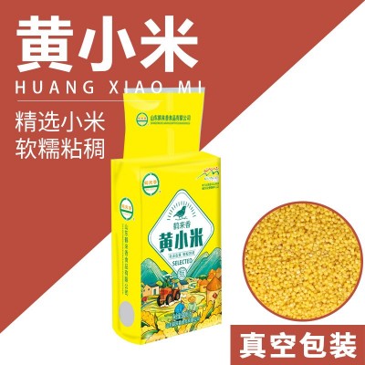 黄小米500g批发散装山西新米农家香糯小米五谷杂粮粥粗粮鹤来香