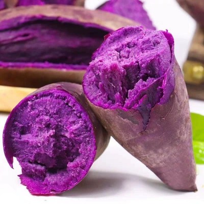 沙地紫薯代发新鲜当季蔬菜香甜软糯整箱3/5斤批发紫罗兰紫心番薯图3