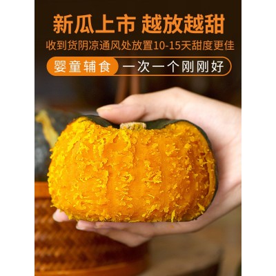 贝贝南瓜板栗小南瓜5斤正宗新鲜老南瓜粉糯香甜宝宝辅食蔬菜10图4
