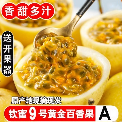 一件代发钦蜜9号黄金百香果广西新鲜当季水果鸡蛋果纯甜黄金大果图1