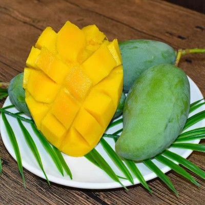 广西金煌芒果当季新鲜水果10斤水仙芒当季热带水果大青甜心芒整箱图5