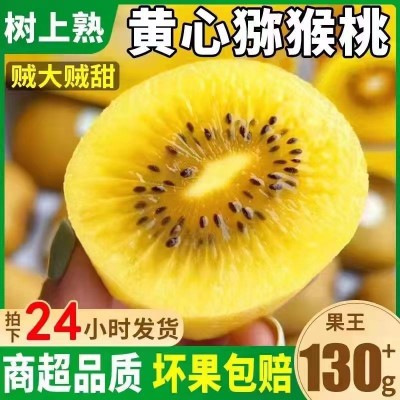 四川黄心猕猴桃新鲜水果包邮当季奇异果大果弥猴桃应季整箱泥猴桃图4