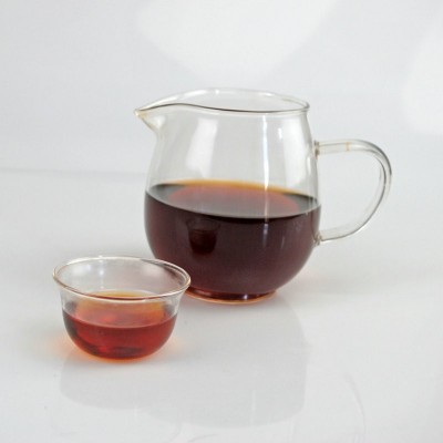 源头茶厂普洱茶批发普洱茶饼老班章头春古树纯料发酵制普 洱熟茶饼图4