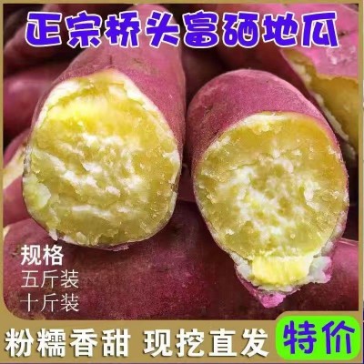 【】海南澄迈沙地桥头富硒地瓜新鲜红薯桥沙板栗薯/0包邮图3