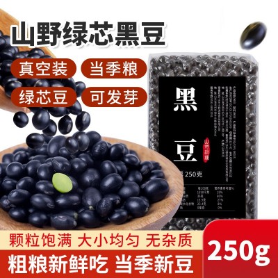 五谷杂粮源头工厂批发零售散装会销大量黑豆绿芯五谷杂粮黑小豆