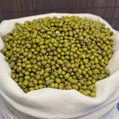 山野源粮绿豆 新鲜农家绿豆 粮油颗粒饱满肉多皮薄500g真空袋绿豆图2