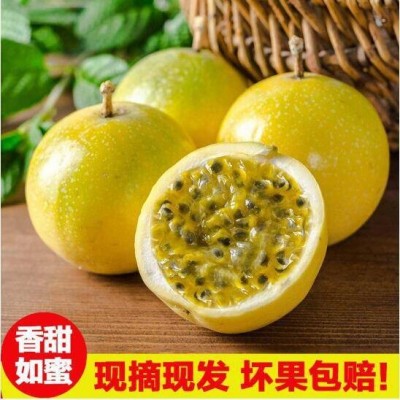 新鲜广西钦蜜黄金百香果大果热带孕妇水果黄皮果鸡蛋果整箱批发图2