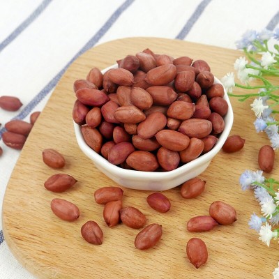 【厂家】有机红皮花生380g去壳花生米五谷杂粮红衣花生仁零食批发图3