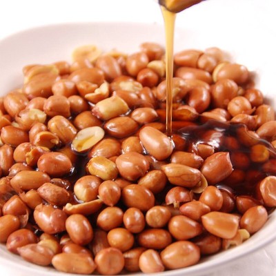 【厂家】有机红皮花生380g去壳花生米五谷杂粮红衣花生仁零食批发图2