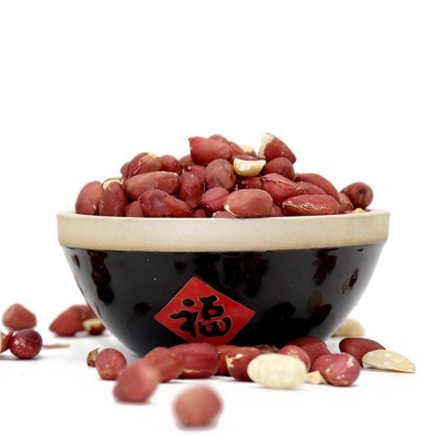 熟花生 低温烘焙四粒红皮花生 批发现磨熟五谷杂粮磨粉豆浆原料图3