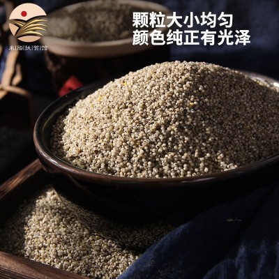 扶风寨 农家自种山地黑小米 儿童宝宝米 月子米杂粮粥图2