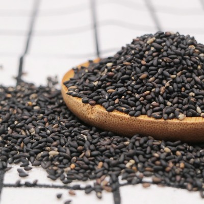 批发烘炒香熟黑芝麻仁五谷现磨坊榨油代餐粉糊 熟黑芝麻图2