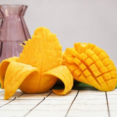 小台芒新鲜台农树上熟芒果整箱现发10斤热带应季水果代发包邮批发图2