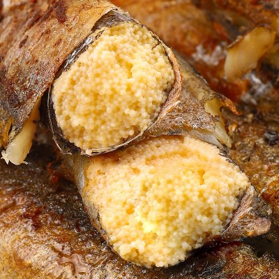 包邮托盘贴体满籽托盘多春鱼新鲜柳叶烧烤日料全母体8条/200g*4盘图2