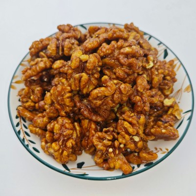糖衣琥珀核桃仁 孕妇儿童坚果炒货 罐装优质坚果 零食核桃仁批发图2