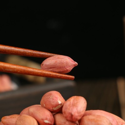 厂家批发山东红皮大花生米去壳生花生五谷杂粮花生米图2