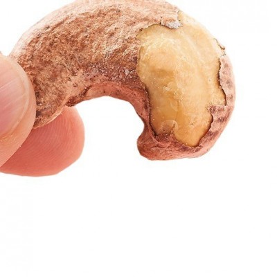 带皮紫衣腰果仁大颗粒200g原味盐焗炭烧紫皮坚果干果零食批发图5