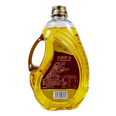 沽源县亚麻籽油1.8L*6桶/箱装张家口坝上特产冷榨一级胡麻油亚麻图4