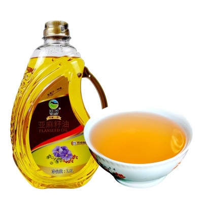 沽源县亚麻籽油1.8L*6桶/箱装张家口坝上特产冷榨一级胡麻油亚麻图5