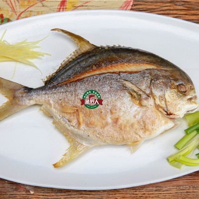 盐鲜金鲳鱼 速冻金鲳 香煎金鲳 20斤/箱 18-22条 免洗 解冻即煮图5