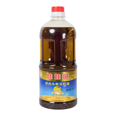 浓香菜籽油1000毫升桶装家用食用油批发压榨菜籽油图5