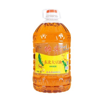 帅齐 东北非转基因大豆油 家用商用食用油10L图5