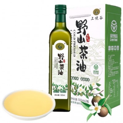 上悦谷野山茶油送礼高山茶籽油植物油食用油500ml*2礼盒装图5