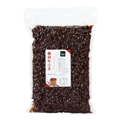糖纳红豆粒5斤装糖蜜豆熟红豆甜品珍珠奶茶红豆烘焙专用原料红豆图4