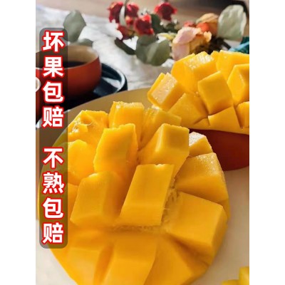 海南金煌芒水仙芒果新鲜水果热带三亚特产整箱包邮特大果亡忙图4