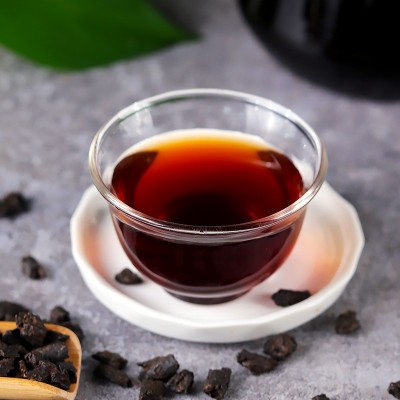 饮力健糯米香碎银子普洱茶250g 特珍珠奶茶店专用茶叶 茶化石级图3