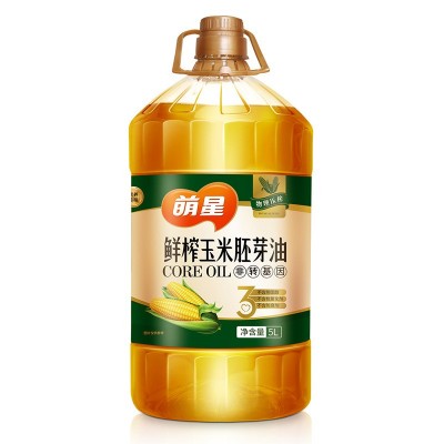 萌星鲜榨玉米胚芽油5升家用压榨食用油5L玉米油批发图5