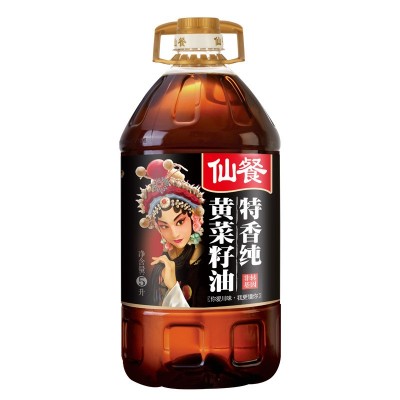 整箱仙餐非转基因特黄浓香5升菜籽油食用油四川厂家批发图5