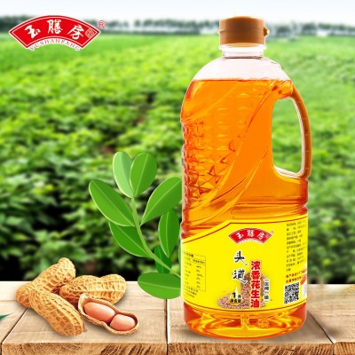 玉膳房1升压榨一级浓香花生油古法小榨食用油山东花生油一件代发图3