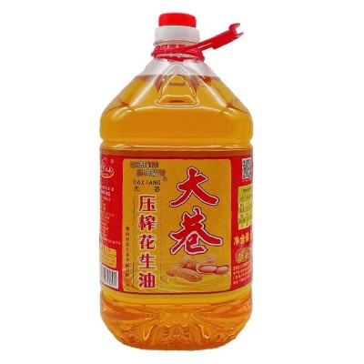 纯正古法小榨花生油大巷二级5L压榨大包装食用油厂家直供团购批发图5