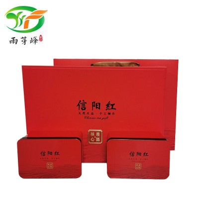 信阳红茶中秋礼盒装 香浓味金骏眉工艺祁门红茶口感 源头茶厂批发图1