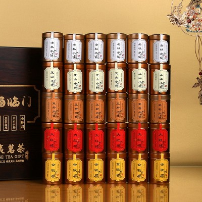 新茶金骏眉红茶木盒茶叶礼盒装30罐金俊眉送礼企业定制代发图4