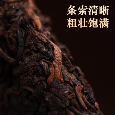 宫廷级忙肺熟普 云南普洱茶熟茶饼357克 老茶临沧厂家批发图3