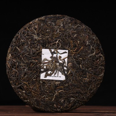 普洱茶冰岛古树茶 云南大叶种普洱生茶357g七子饼 临沧源头厂家图2